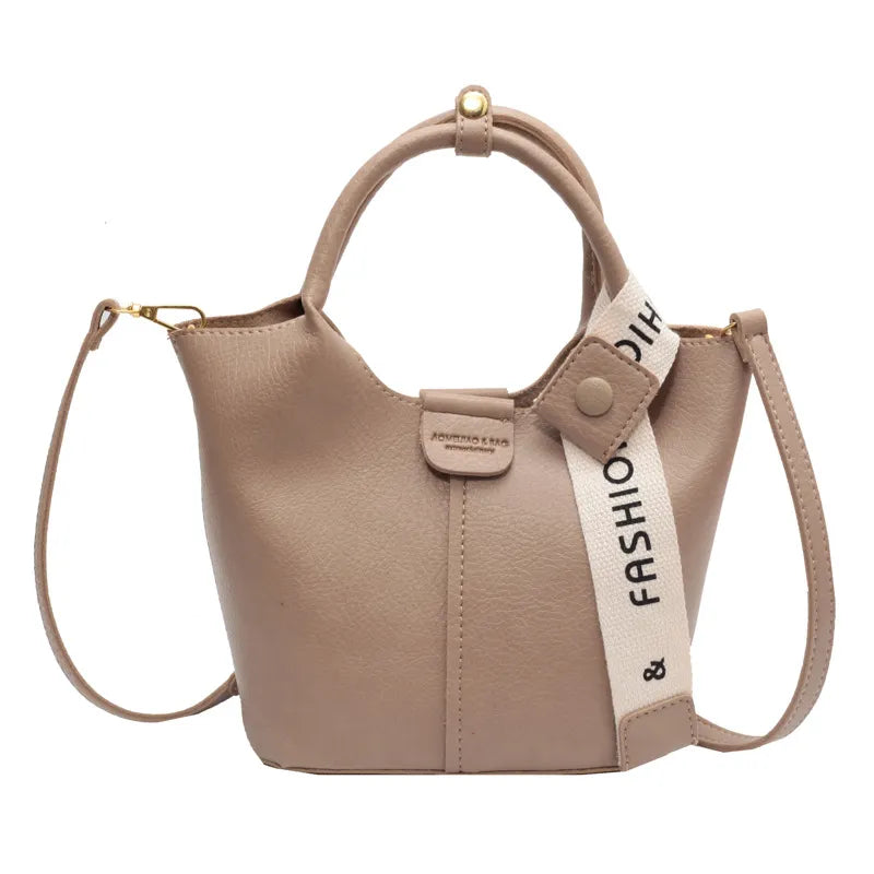 Handtasche für Damen ⎜ Vielseitige Bucket-Bag mit Schultergurt und Tragehenkel für Alltag und Freizeit