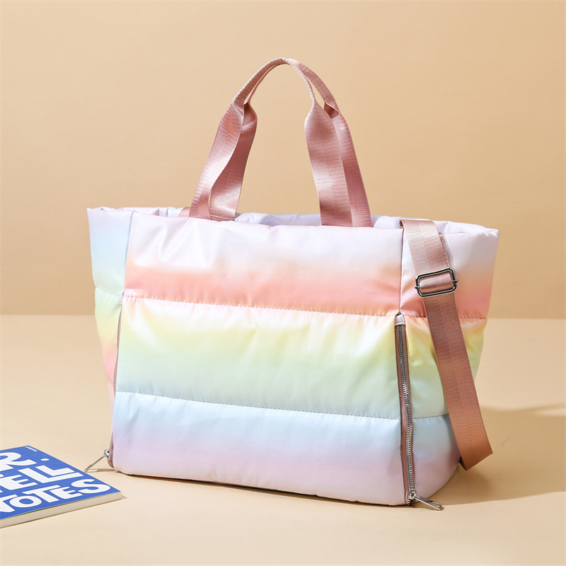 Reisetasche für Damen ⎜ Leichte Sporttasche aus Oxford-Gewebe mit großem Fassungsvermögen