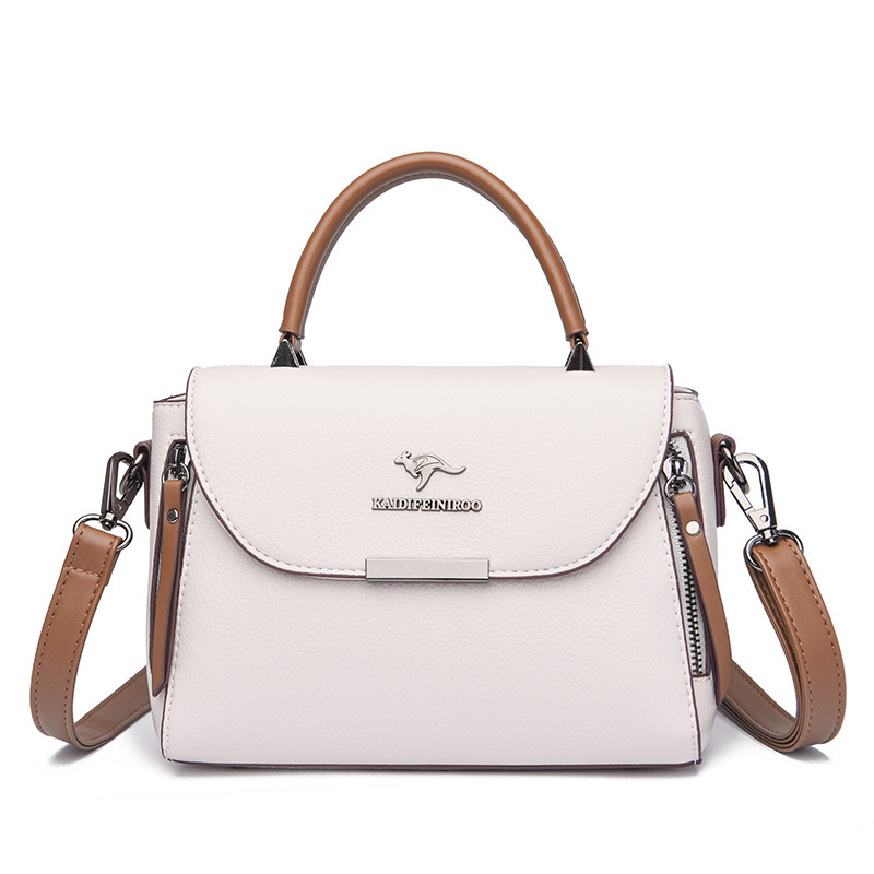 Handtasche für Damen ⎜ Elegante Umhängetasche mit Tragegriff und strukturierter Oberfläche für Alltag und Ausgehen
