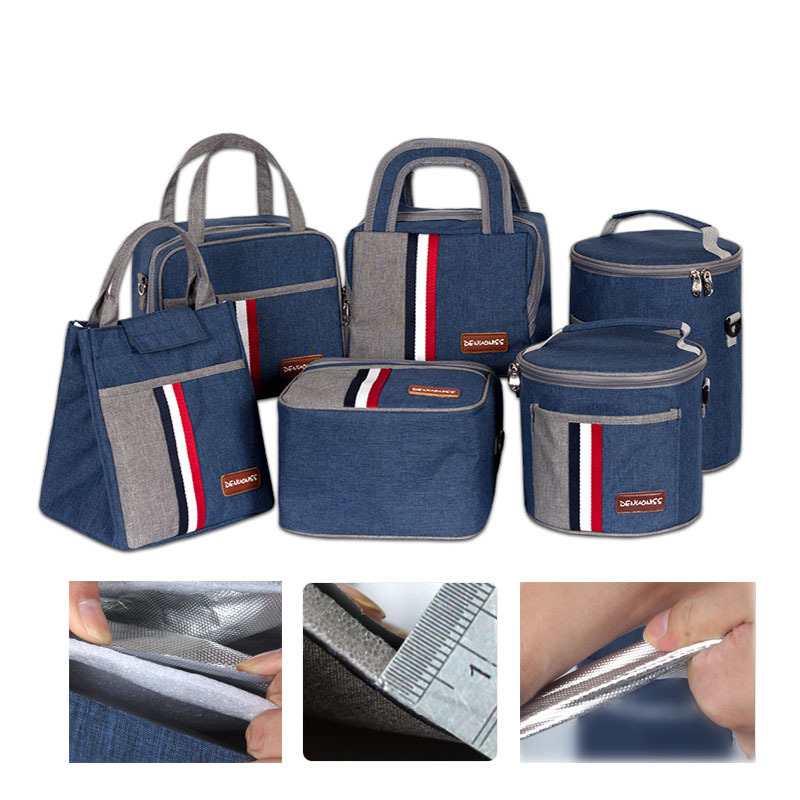 Lunchbag für Schule und Freizeit ⎜ Isolierte Tragetasche für Mahlzeiten mit praktischer Handhabung und sportlichem Design