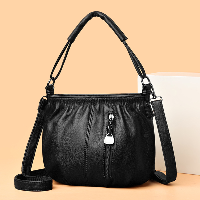 Handtasche für Damen ⎜ Vintage Umhängetasche mit viel Stauraum für Alltag, Reisen und Freizeit