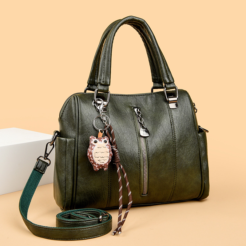 Handtasche für Damen ⎜ Geräumige Umhängetasche mit Reißverschluss und Schulterriemen für den Alltag