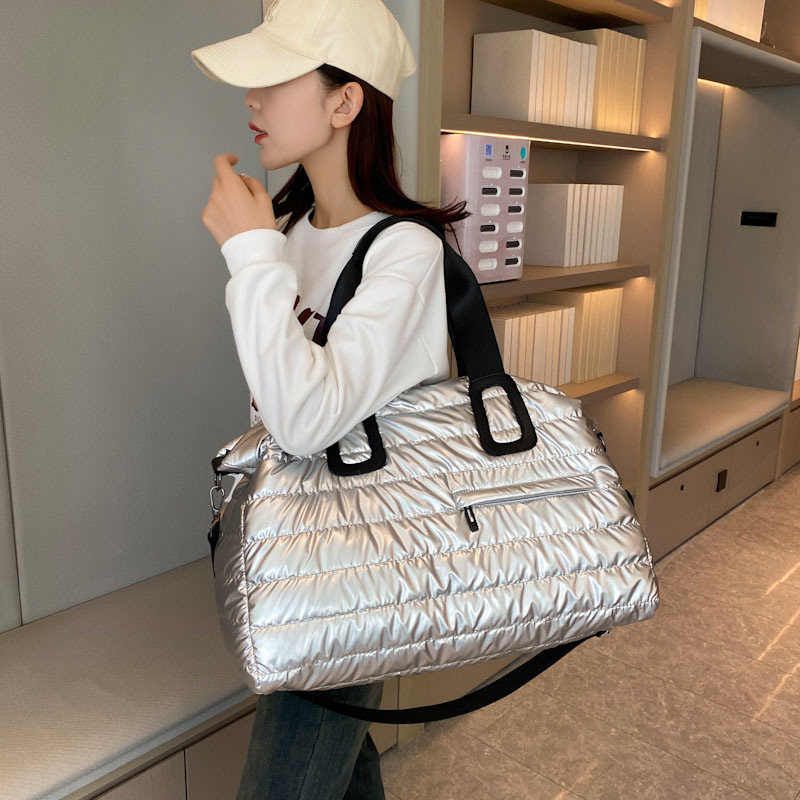 Damen Reisetasche Mit Großem Stauraum ⎜ Modische Kurztasche Mit Reißverschluss Für Wochenendtrips