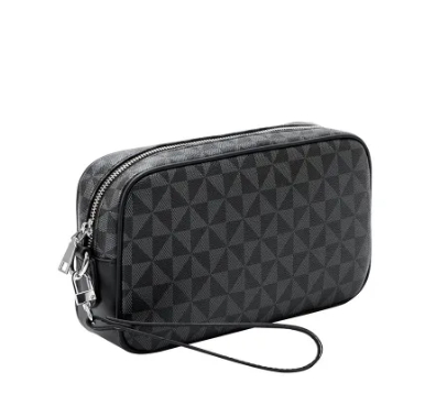 Herren Clutch Tasche mit Handschlaufe ⎜ Stilvolle Begleiter mit Musterdesign und Reißverschlussfach