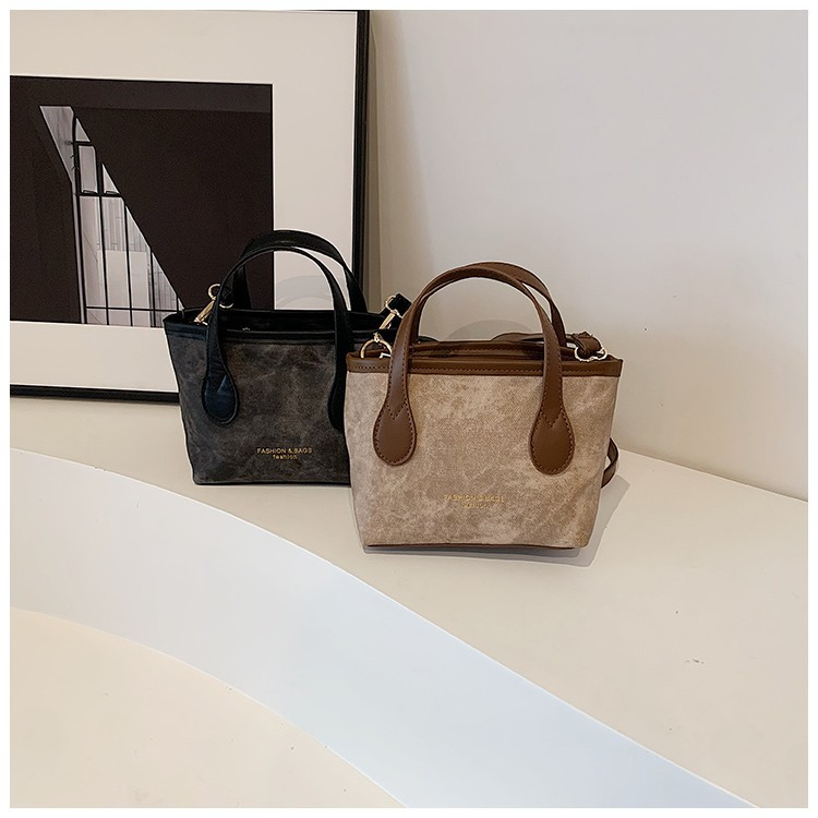 Damen Schultertasche Im Retro Stil ⎜ Geräumige Tragetasche Mit Praktischem Schulterriemen