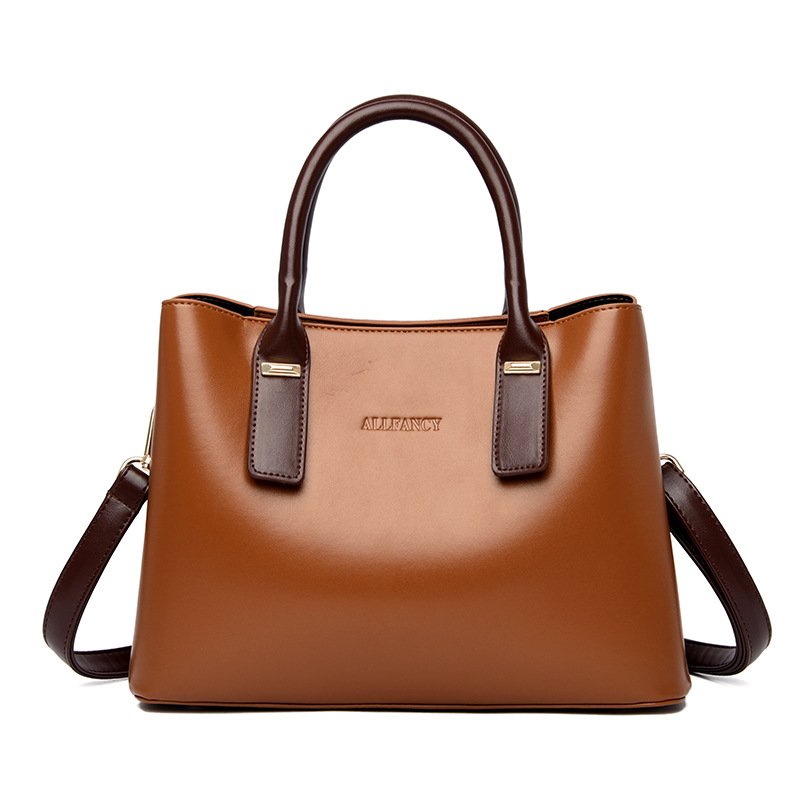 Handtasche für Damen ⎜ Weiche Schultertasche mit großem Stauraum und abnehmbarem Umhängeriemen