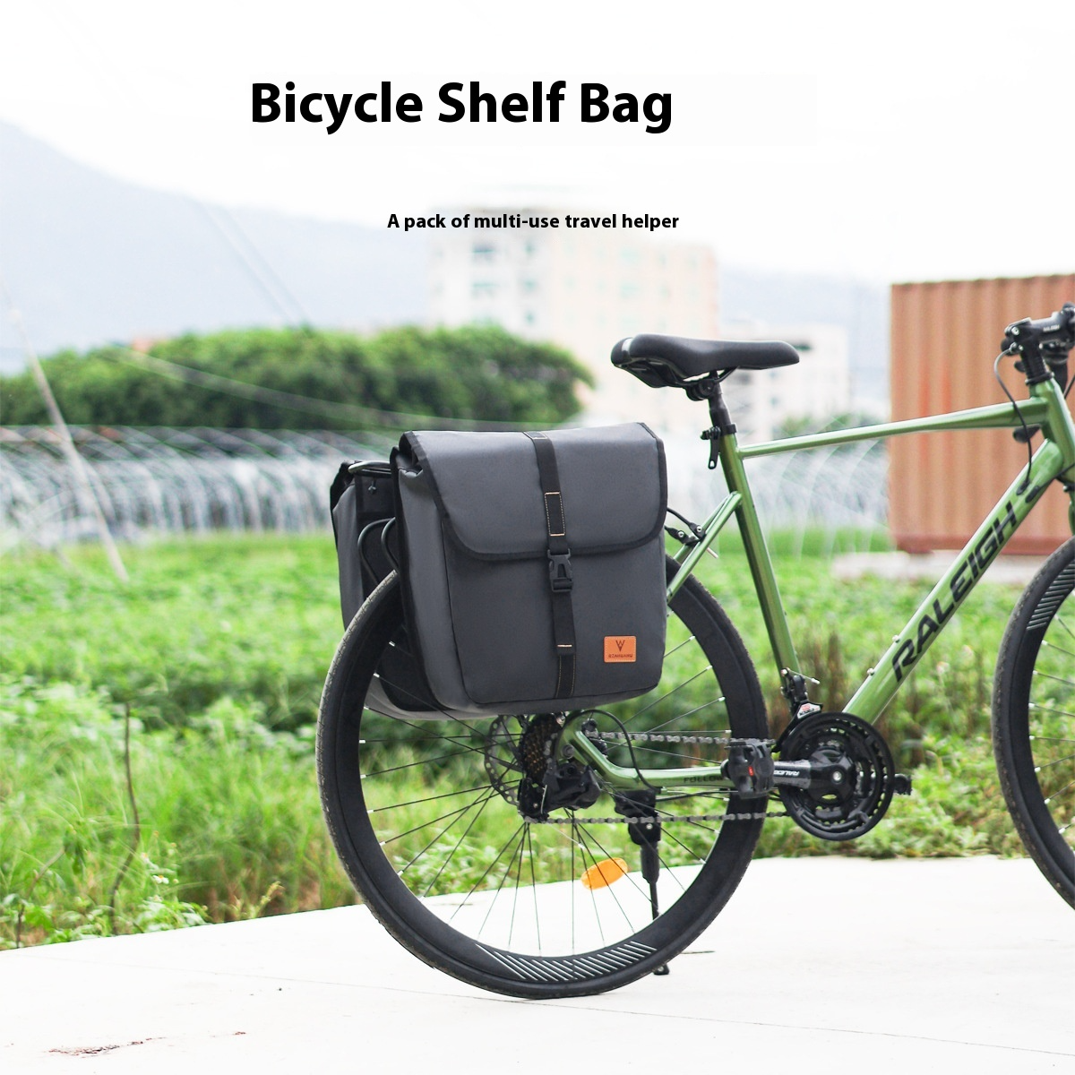 Fahrradtasche für Damen ⎜ Große Packtasche mit Wasserdichtem Design und Praktischen Verschlüssen