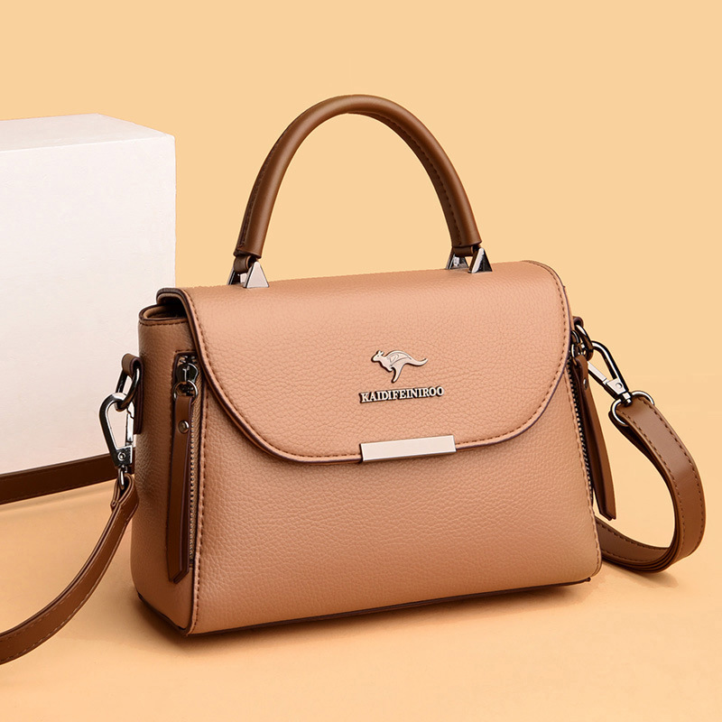 Handtasche für Damen ⎜ Elegante Umhängetasche mit Tragegriff und strukturierter Oberfläche für Alltag und Ausgehen