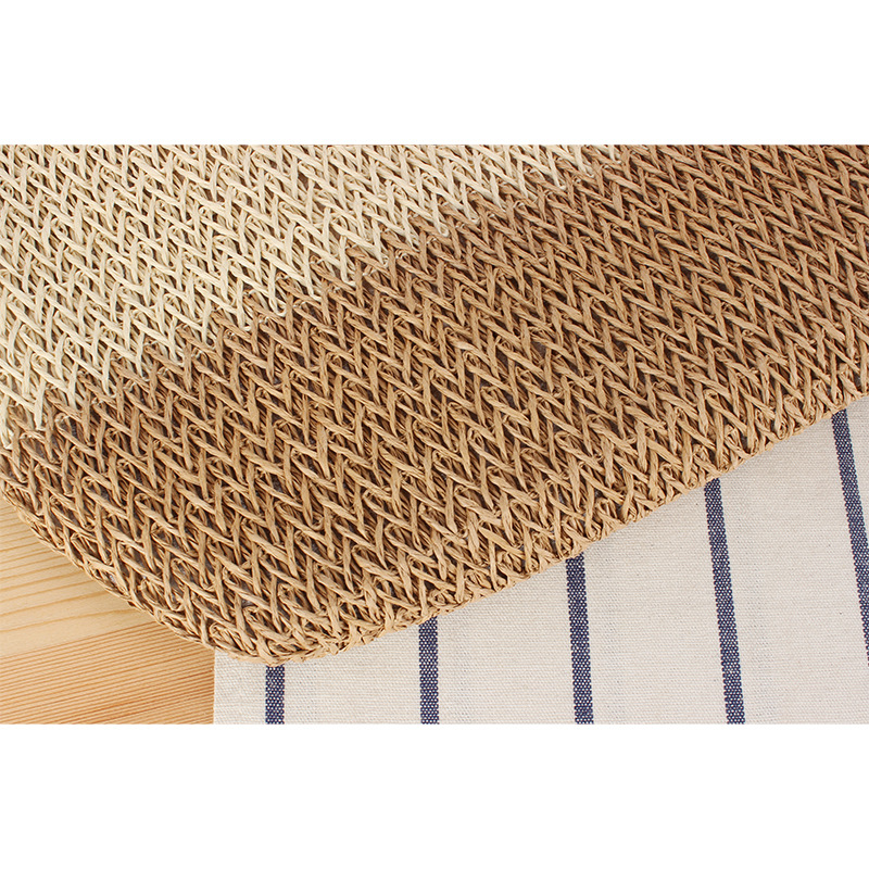 Damen Strandtasche aus Geflecht ⎜ Geräumige Sommertasche für Urlaub, Ausflüge und den täglichen Einkauf