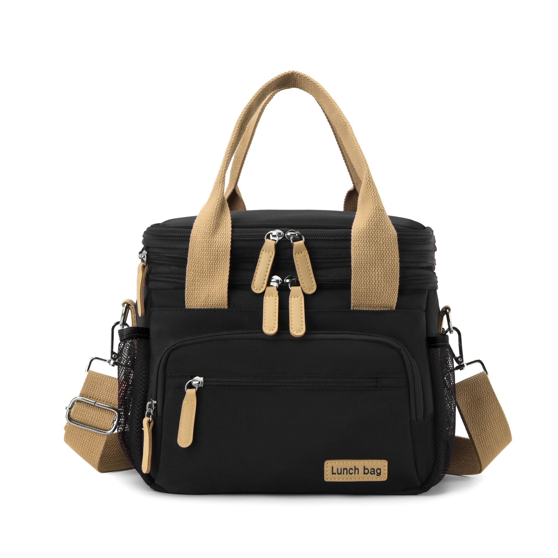 Lunchbag für Damen ⎜ Auslaufsichere Tragetasche mit großer Kapazität und Schulterriemen für Schule und Büro