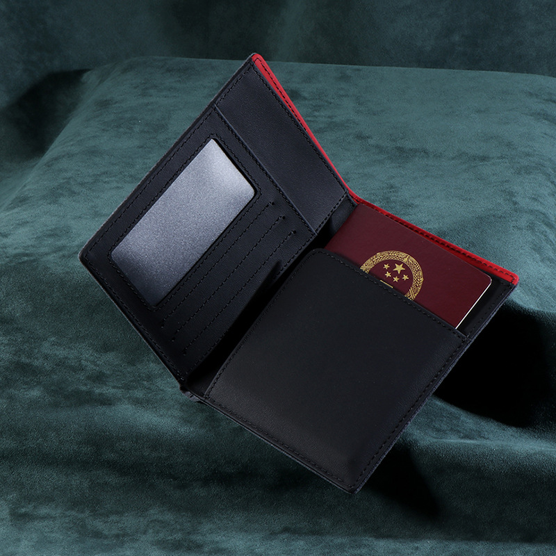 Reisepasshülle aus Leder ⎜ Eleganter Dokumentenhalter mit Kartenfächern für Reisen und Ausweise