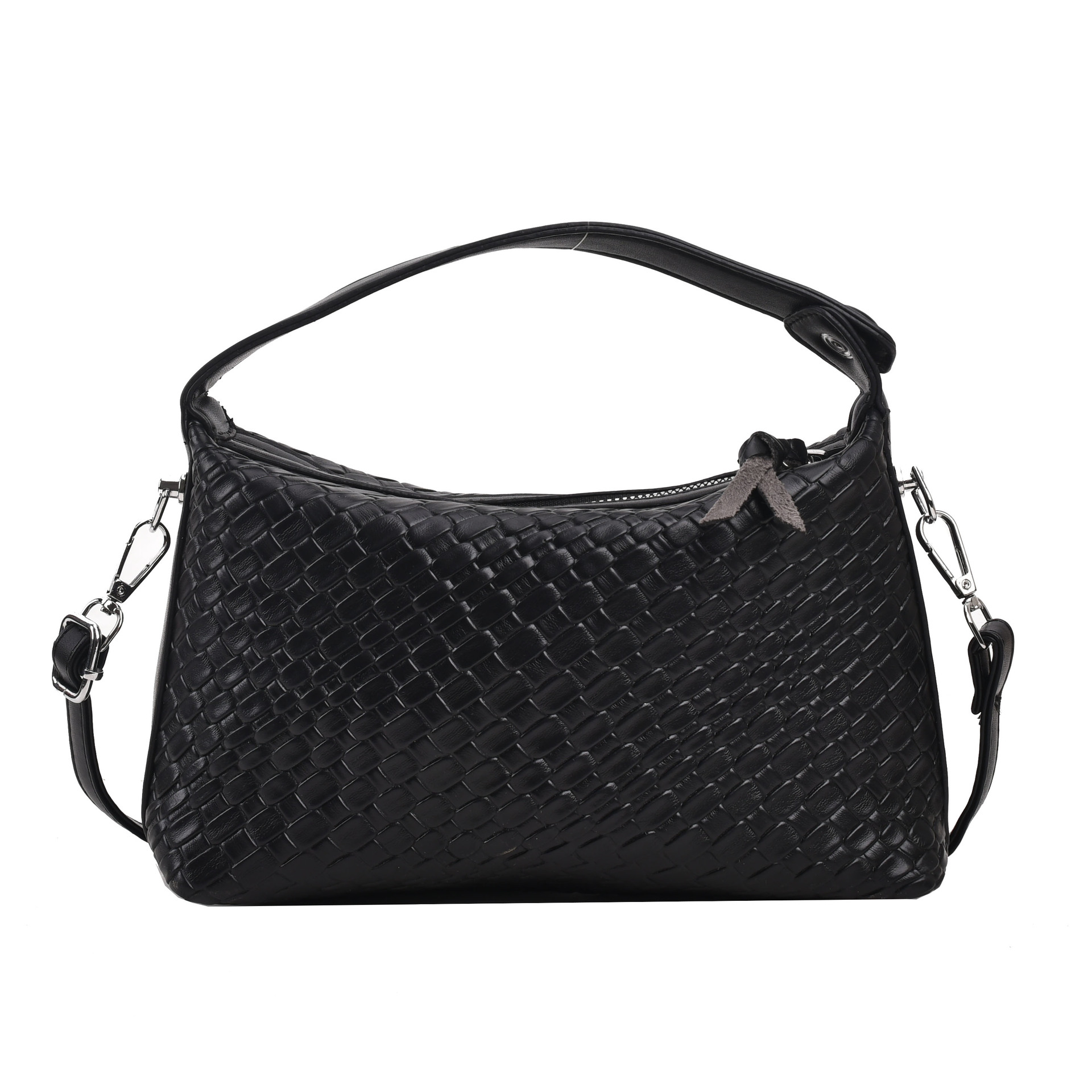 Schultertasche für Damen ⎜ Großes Fassungsvermögen im edlen, einfarbigen Design mit praktischem Tragegurt