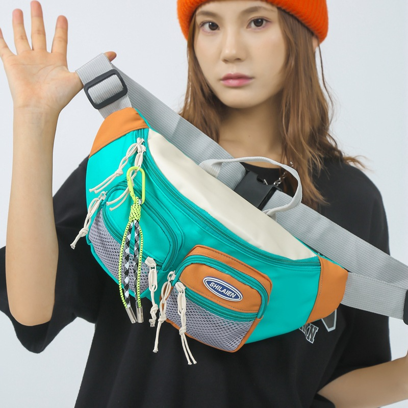 Unisex Bauchtasche ⎜ Praktische Reisetasche mit Viel Stauraum und Bequemem Schultergurt