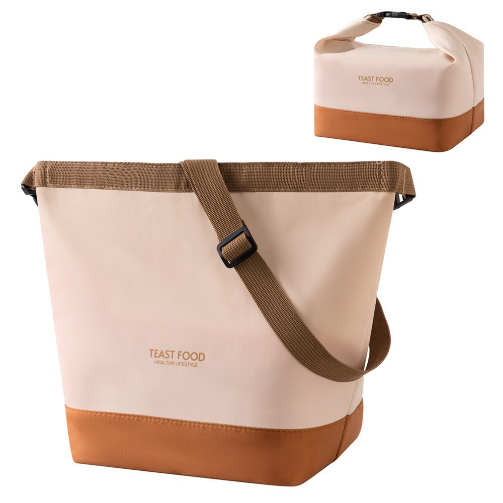 Lunchbag für unterwegs ⎜ Isolierte Umhängetasche für Mahlzeiten im Büro, Schule oder auf Reisen