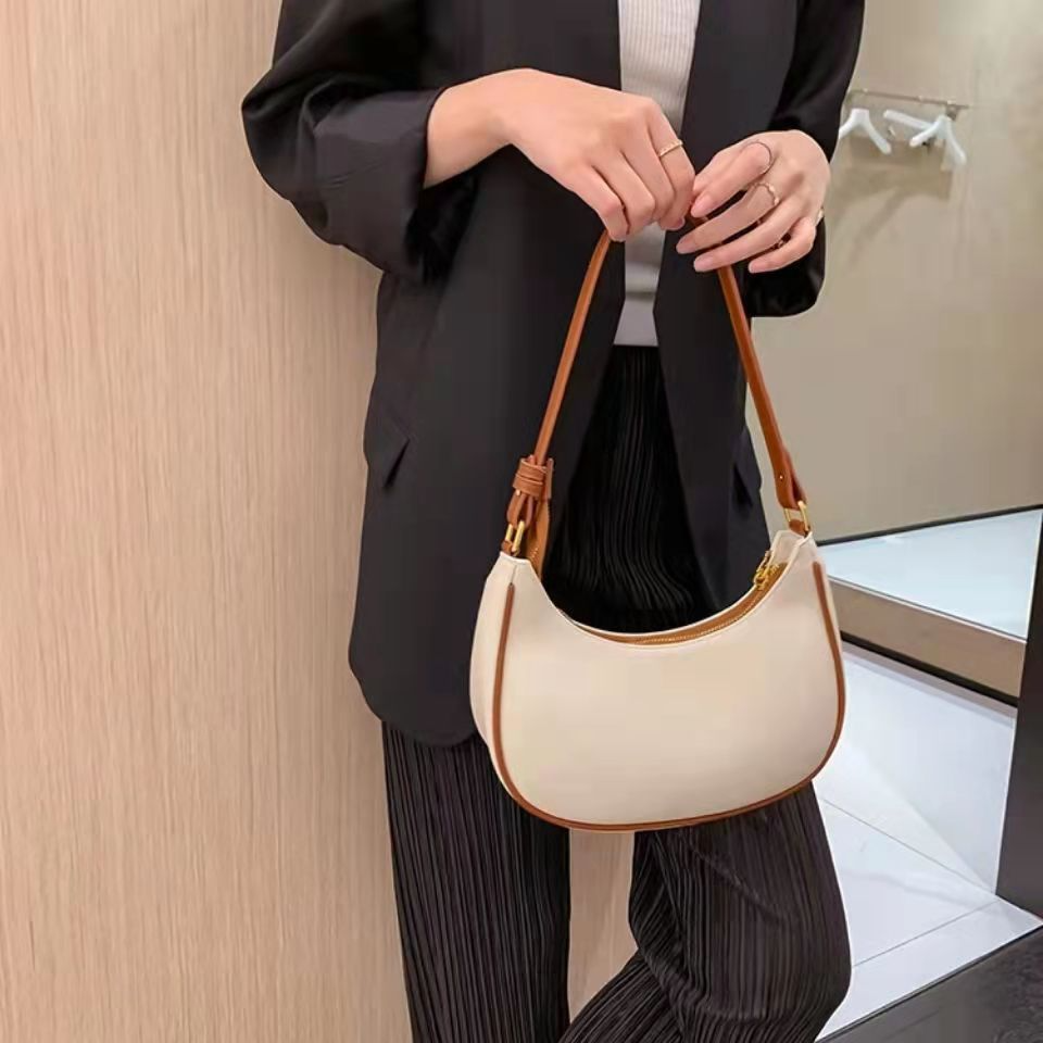 Unterarmtasche für Damen ⎜ Elegante Schultertasche im minimalistischen Design für Alltag