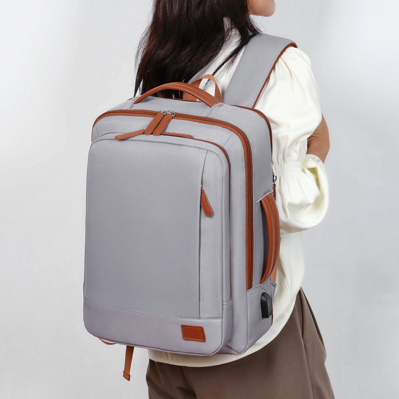 Laptop Rucksack für Damen ⎜ Multifunktionale Alltagstasche mit USB-Anschluss und großem Stauraum