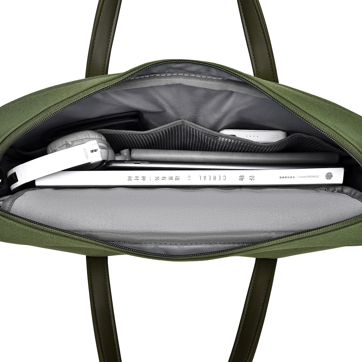 Laptop Tasche für Damen ⎜ Elegante Schultertasche mit Fächern für Notebook, Zubehör und Dokumente