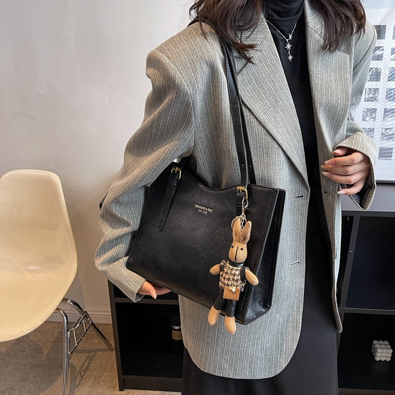 Shopper Tasche für Damen ⎜ Große Schultertasche im Retro-Stil mit viel Stauraum für Alltag und Büro