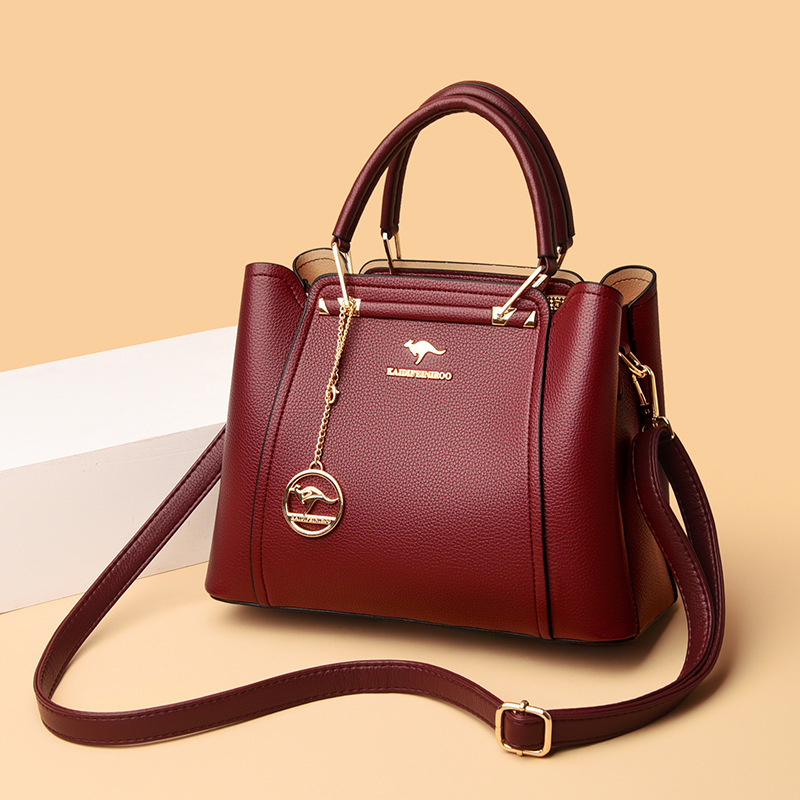 Handtasche für Damen ⎜ Schlichte Tragetasche mit großem Stauraum für Büro, Alltag und Freizeit