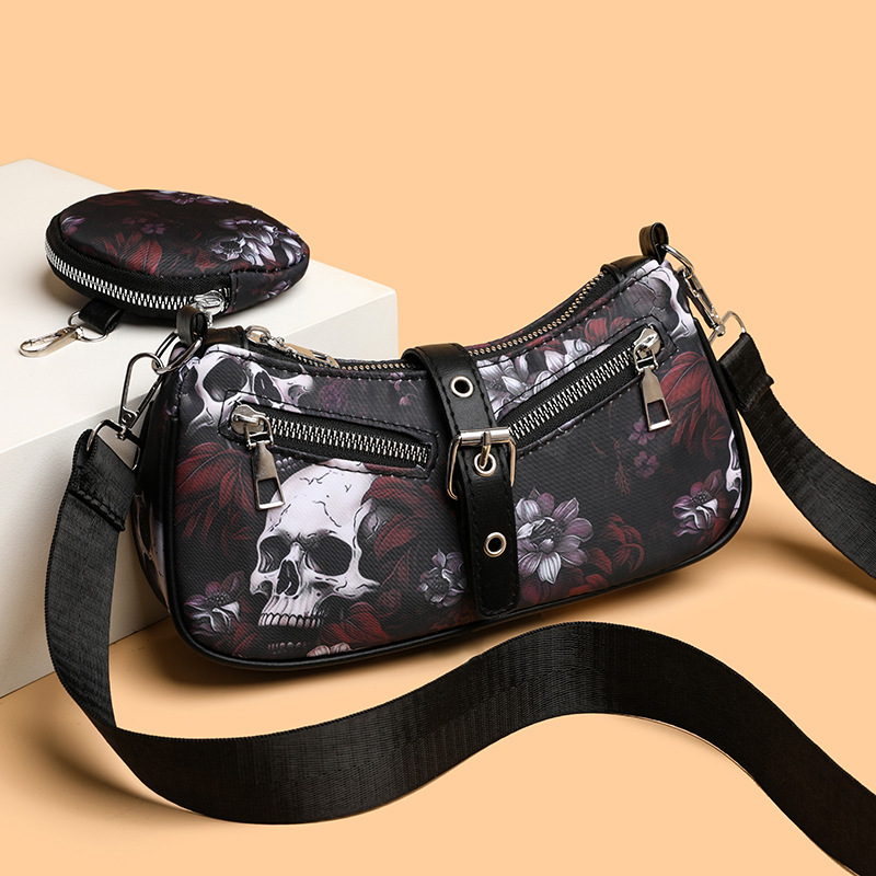 Damen Umhängetasche ⎜ Modisches Design mit verstellbarem Gurt für Alltag und Freizeit