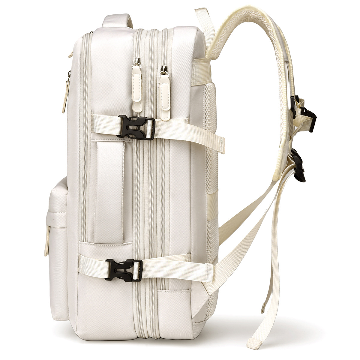 Erweiterbarer Rucksack für Damen und Herren ⎜ Vielseitiger Backpack im modernen Design für Alltag und Reisen