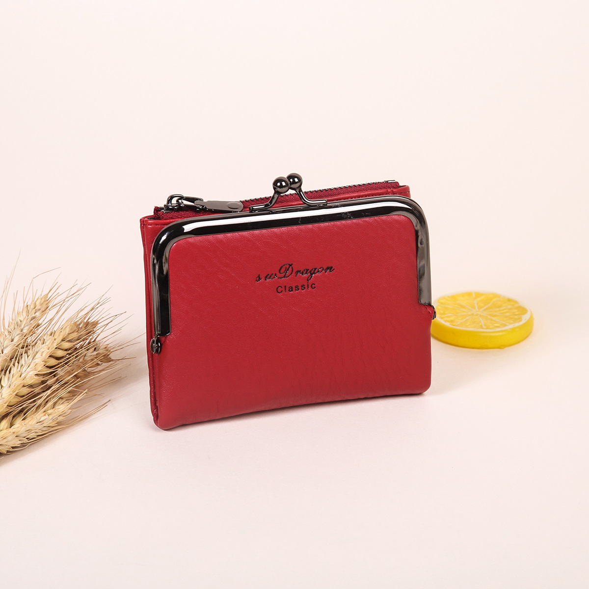 Kartenetui mit Münzfach für Damen ⎜ Elegante Brieftasche im Zwei-in-eins-Design für Ausweise und Karten
