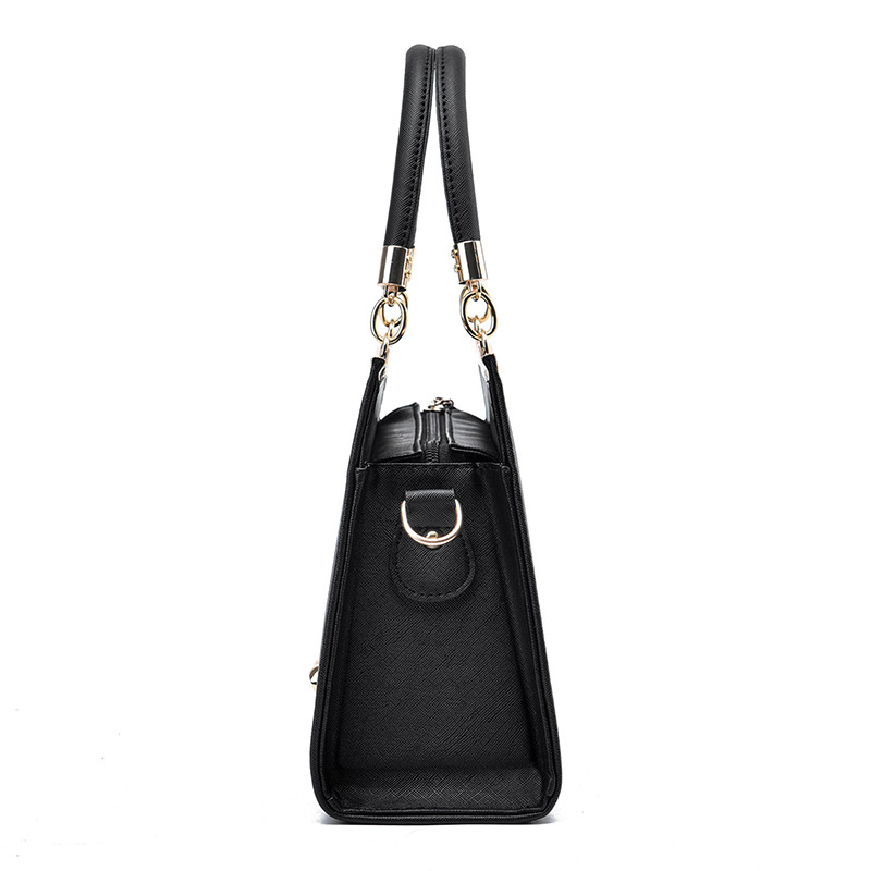 Handtasche für Damen ⎜ Elegante Schultertasche mit Schleifendetail und viel Stauraum für Alltag und Büro