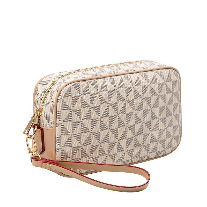 Herren Clutch Tasche mit Handschlaufe ⎜ Stilvolle Begleiter mit Musterdesign und Reißverschlussfach