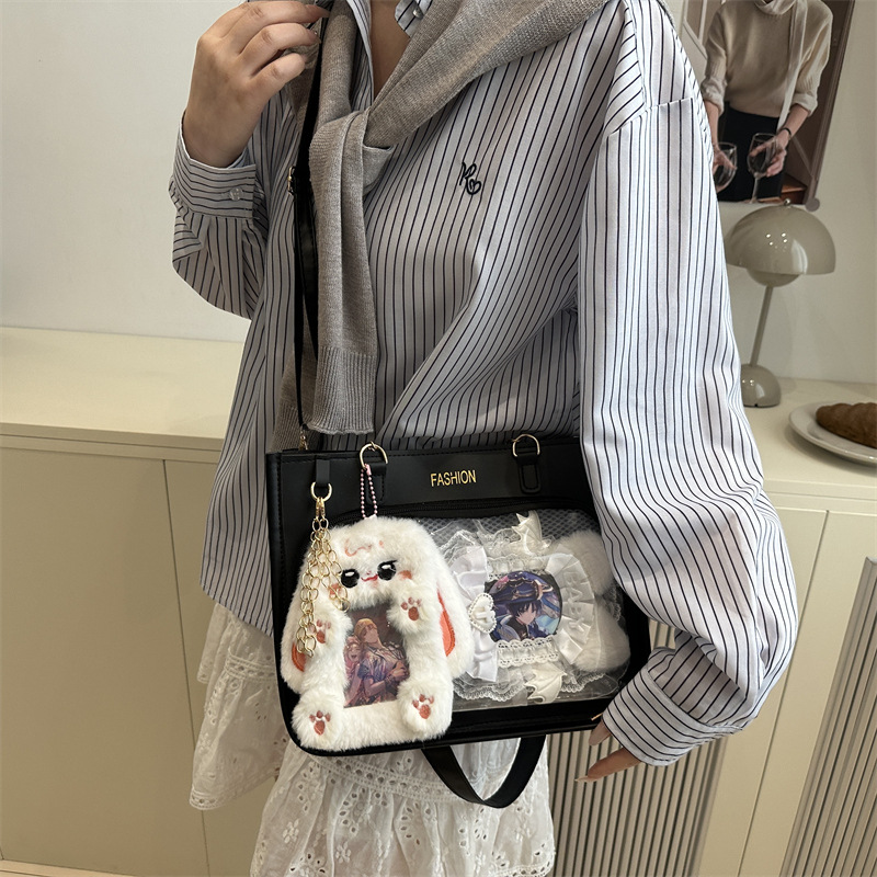 Tote Bag für Damen ⎜ Praktisches Design mit Netzfach und verstellbarem Schulterriemen für den Alltag