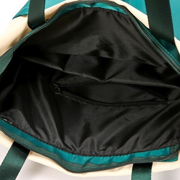 Damen Rucksack ⎜ Trendiger Freizeitrucksack mit Farbkontrast für Alltag und Reisen