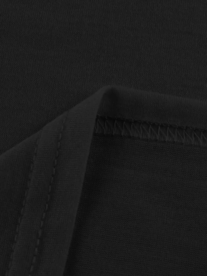 Lean - Lässiges Rundhals-kurzarmshirt