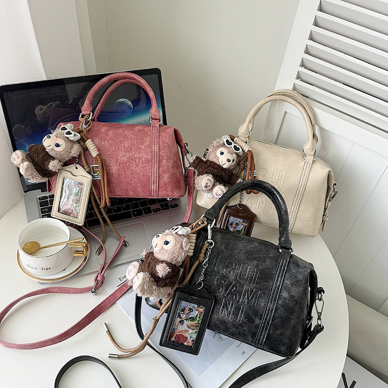 Damen Handtasche ⎜ Modische Umhängetasche mit verstellbarem Schulterriemen und geräumigem Innenfach