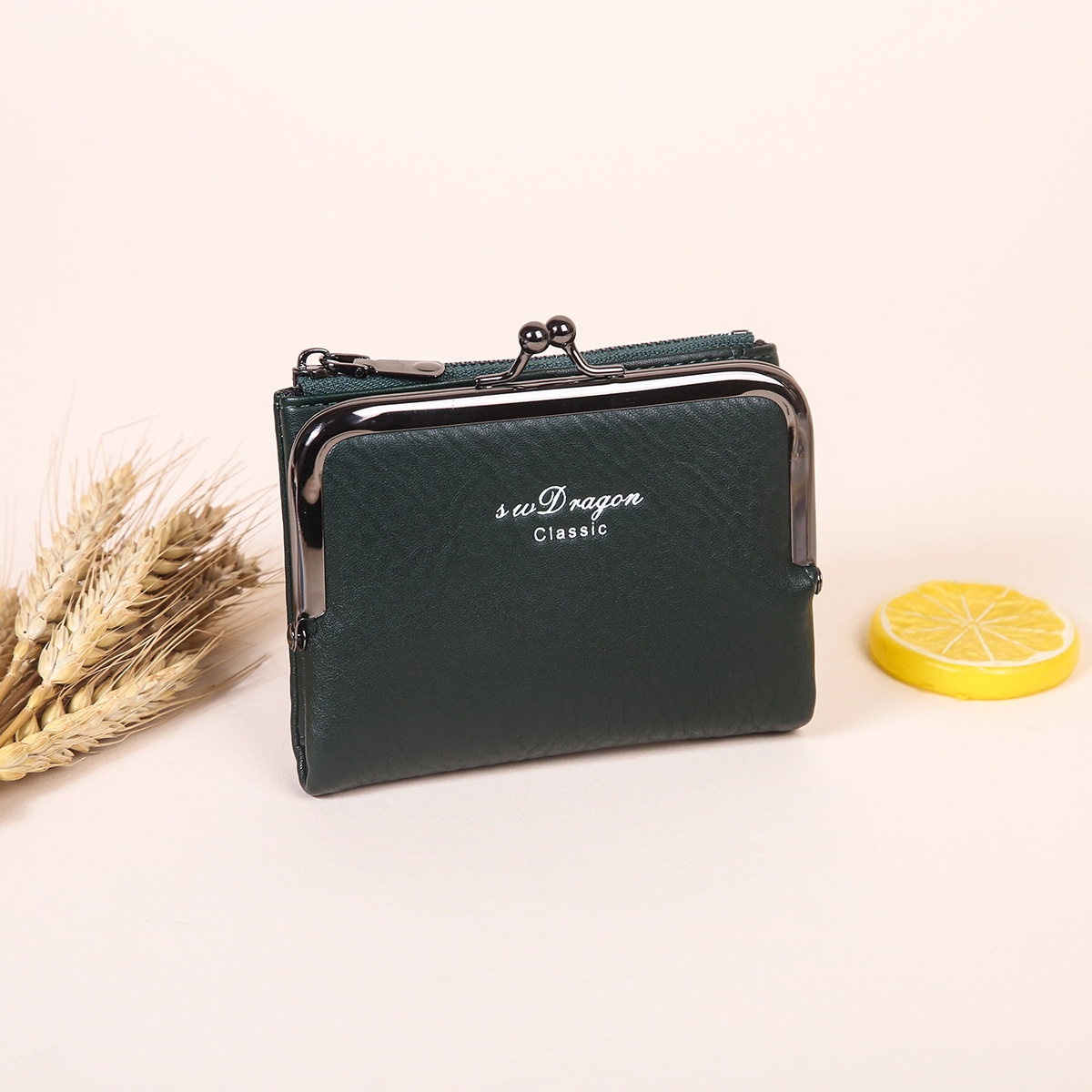 Kartenetui mit Münzfach für Damen ⎜ Elegante Brieftasche im Zwei-in-eins-Design für Ausweise und Karten