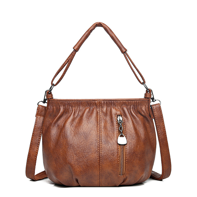 Handtasche für Damen ⎜ Vintage Umhängetasche mit viel Stauraum für Alltag, Reisen und Freizeit