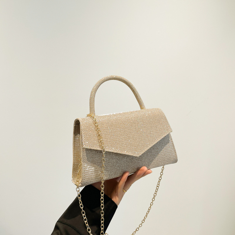 Glitzernde Handtasche für Damen ⎜ Elegante Clutch im modernen Design mit funkelnden Strasssteinen