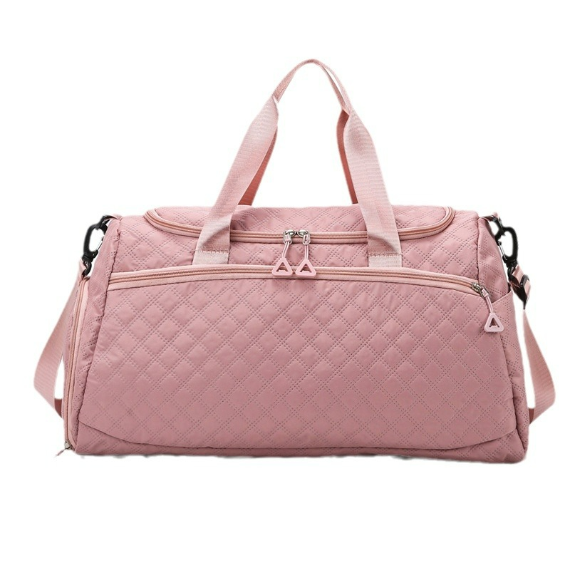 Reisetasche für Damen ⎜ Große Weekender-Tasche mit Rautenmuster und wasserabweisendem Material für Reisen und Alltag