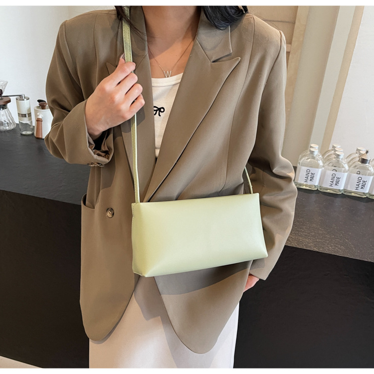 Kleine Damen Umhängetasche ⎜ Elegante Schultertasche mit Schlankem Design und Praktischem Verschluss