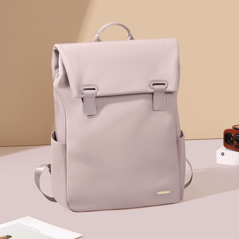 Damen Rucksack mit Klappdeckel ⎜ Großer Tagesrucksack für Freizeit, Pendeln und Reisen