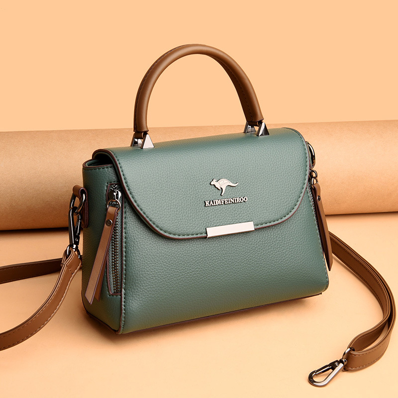 Handtasche für Damen ⎜ Elegante Umhängetasche mit Tragegriff und strukturierter Oberfläche für Alltag und Ausgehen