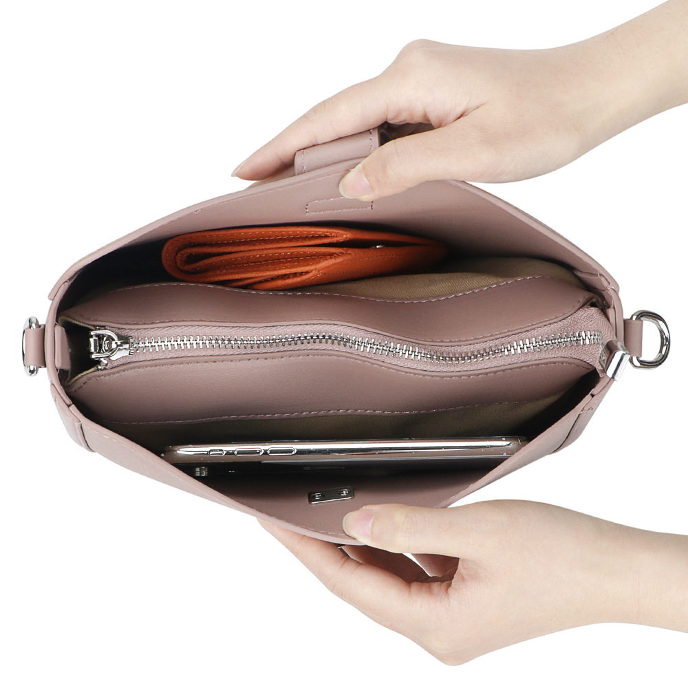 Schultertasche für Damen ⎜ Elegante Satteltasche im Vintage-Stil mit verstellbarem Riemen für Alltag und Freizeit