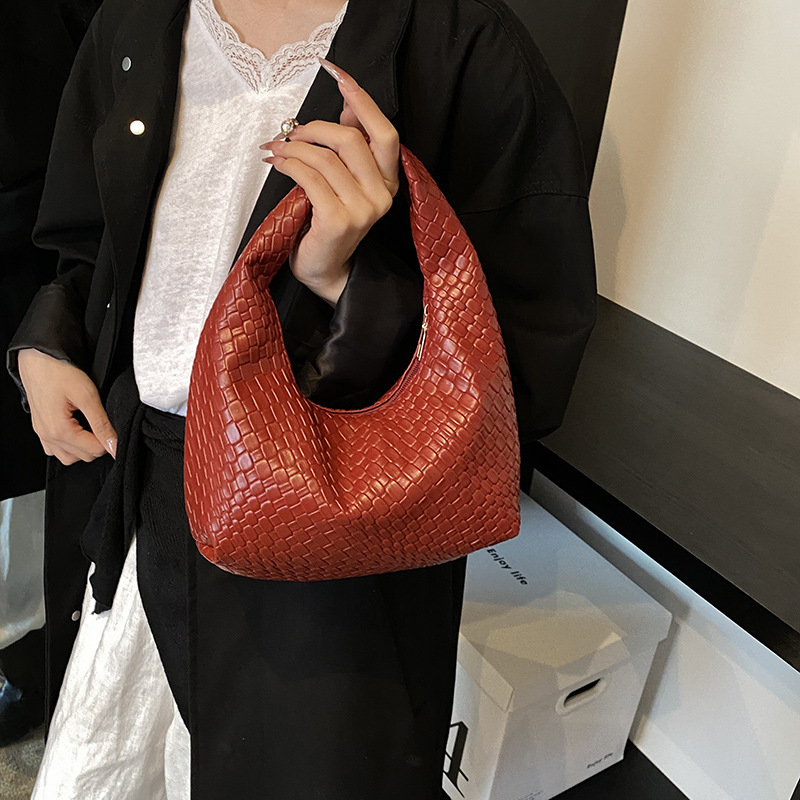 Modische Schultertasche für Damen ⎜ Stilvolle Handtasche im Modernen Schlangenleder-Look