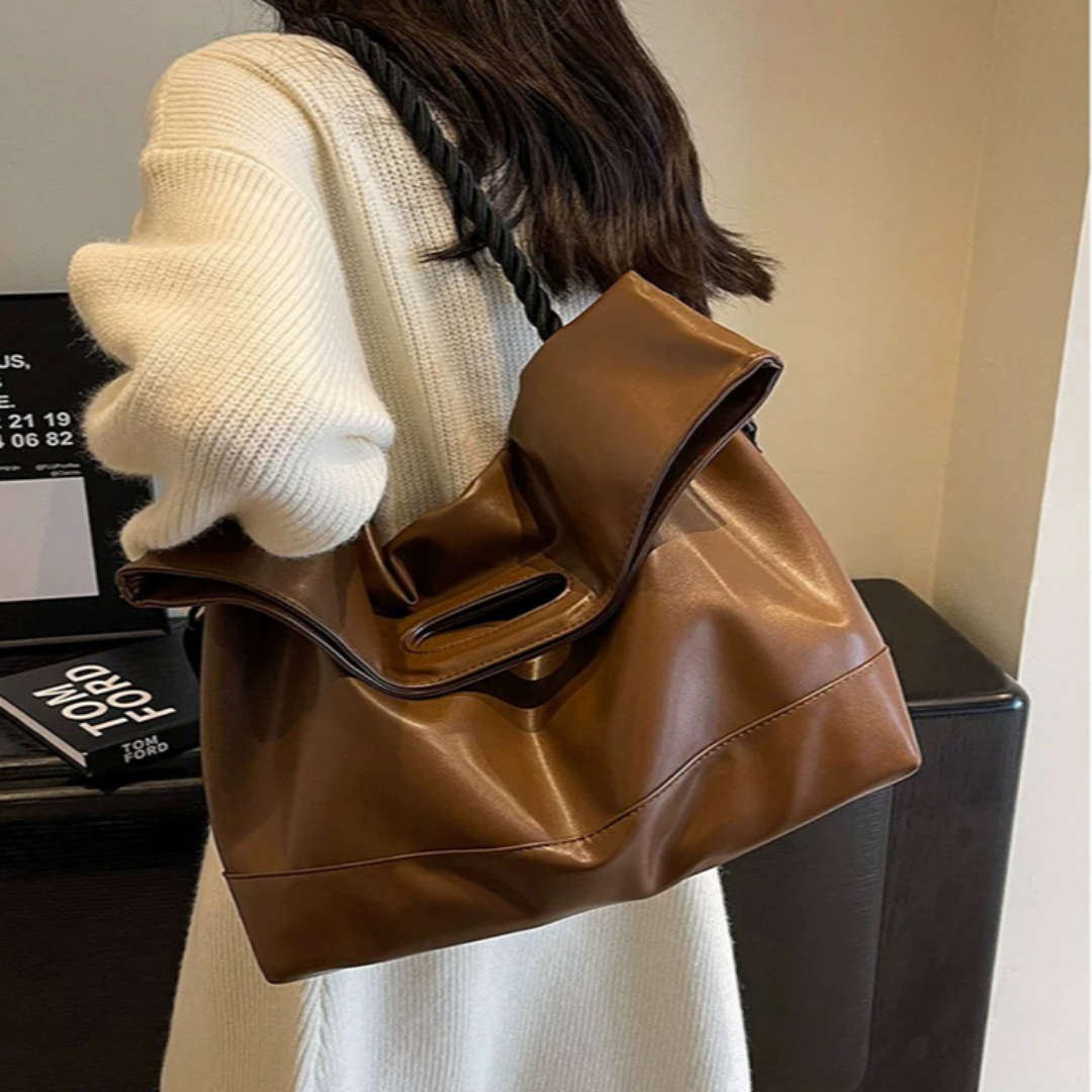 Damen Aktentasche ⎜ Vielseitige Handtasche mit großer Kapazität und integrierten Tragegriffen