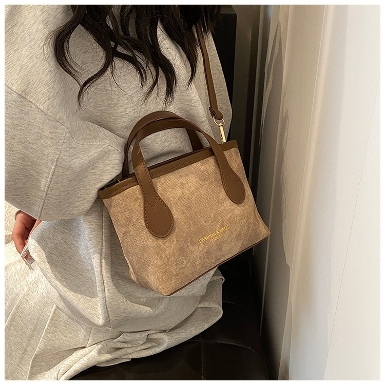 Damen Schultertasche Im Retro Stil ⎜ Geräumige Tragetasche Mit Praktischem Schulterriemen