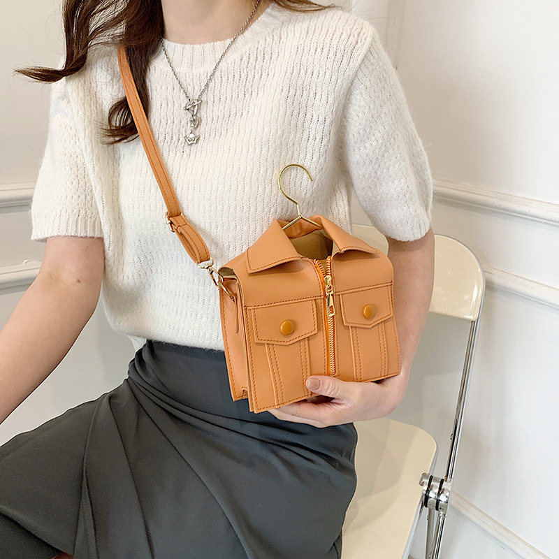 Damen Umhängetasche ⎜ Modische kleine Tasche mit Reißverschluss und verstellbarem Schultergurt