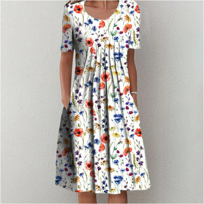 Aurora - Elegantes Baumwollkleid