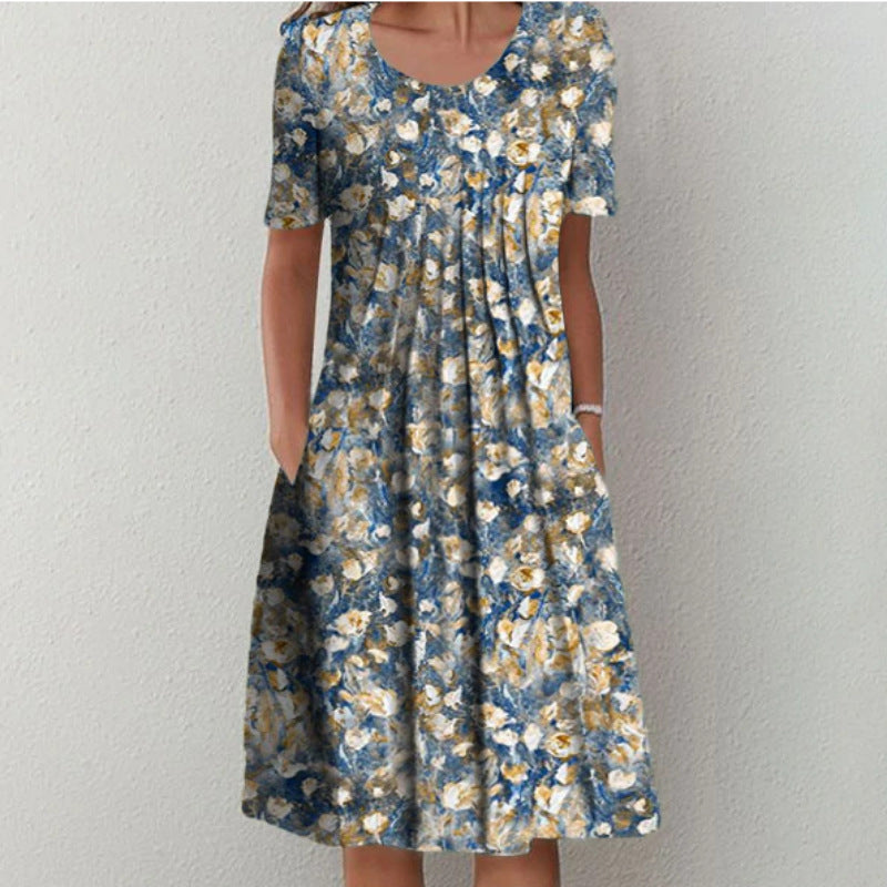 Aurora - Elegantes Baumwollkleid