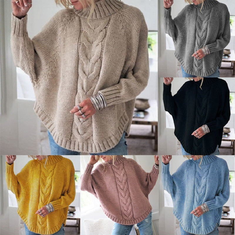 Ariah - Strickpullover Mit Fledermausärmeln