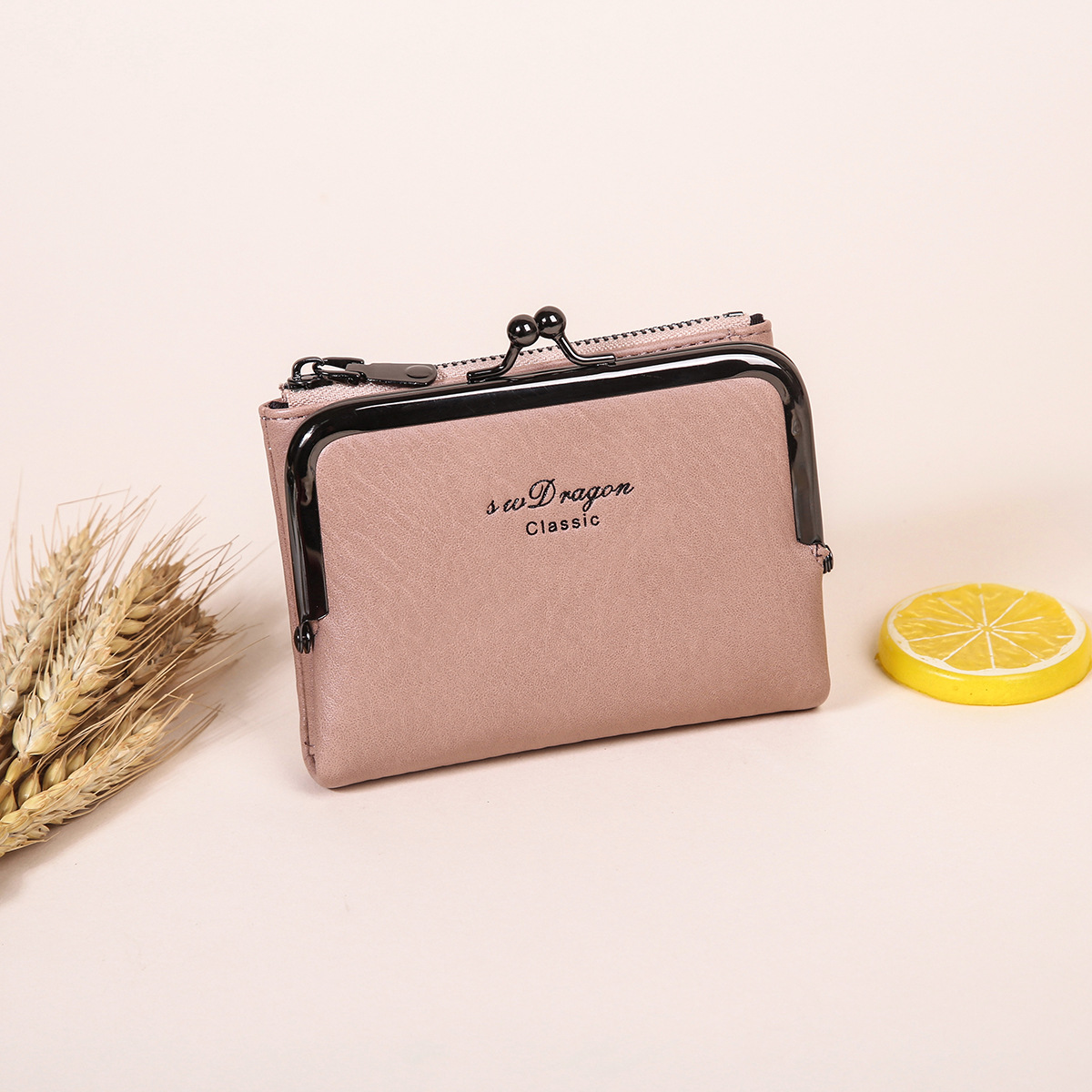 Kartenetui mit Münzfach für Damen ⎜ Elegante Brieftasche im Zwei-in-eins-Design für Ausweise und Karten