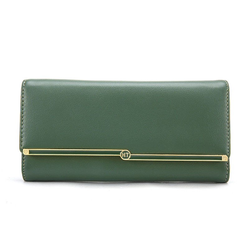 Damen Geldbörse Langformat ⎜ Elegante Brieftasche mit Kartenfächern und schlichtem Design für Alltag und Ausgehen
