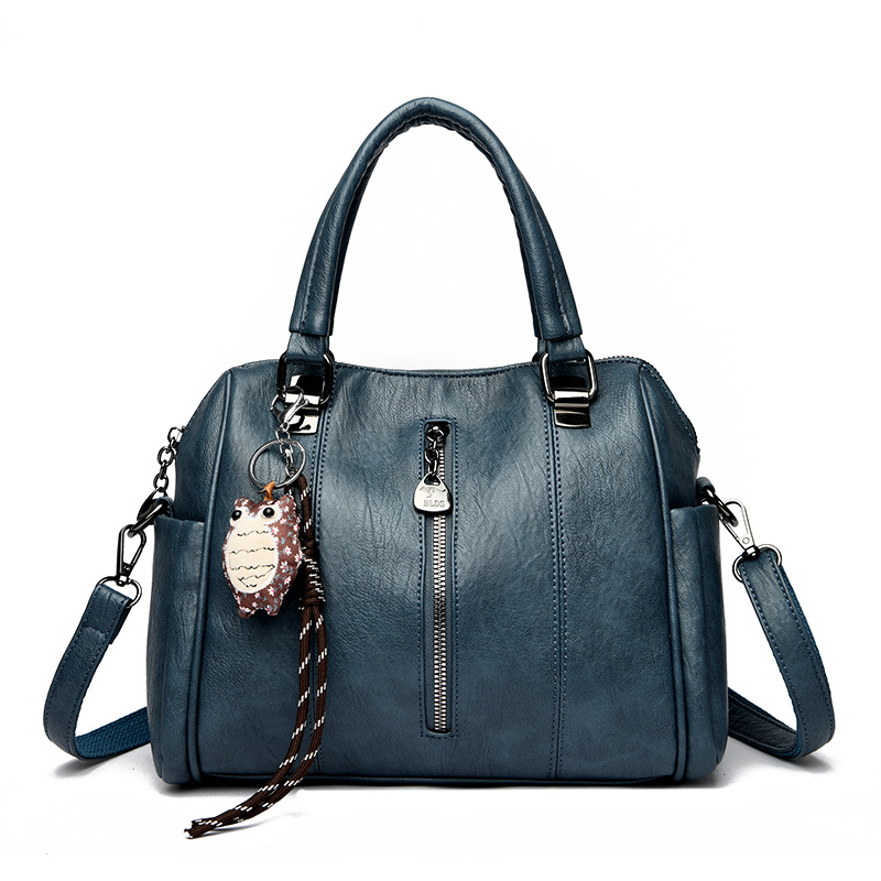 Handtasche für Damen ⎜ Geräumige Umhängetasche mit Reißverschluss und Schulterriemen für den Alltag